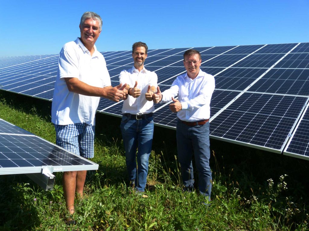 Sonnenstrom aus Strem |Reinhard Koch_Patrick Wagenhofer_Bernhard Deutsch|PV-Anlage Strem Südburgenland | Wagenhofer Erneuerbare Energien-Ökostrom | (c) Astrid Minnich